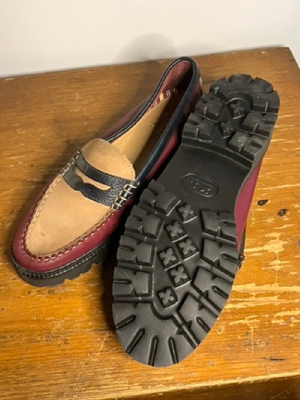 Bass Weejuns "Whitney" Multicolour Chunky Loafer - Women's 9 - Picture 2 of 5